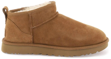 Ugg W Classic Ultra Mini Dames Laarzen - Chestnut - Maat 39