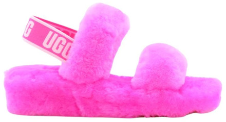 Ugg Zomer Platte Sandalen voor Vrouwen UGG , Purple , Dames - 37 EU