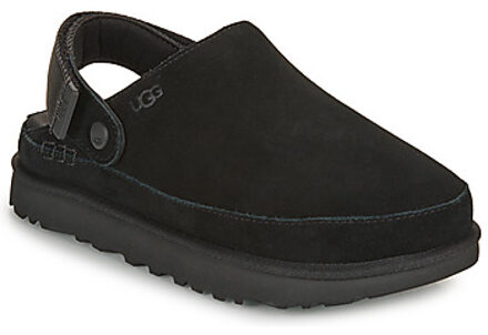 Ugg Zwarte Suède Instap Sandalen UGG , Black , Dames - 38 Eu,39 Eu,37 Eu,40 Eu,36 EU