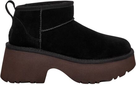 Ugg Zwarte Suède Laarzen met UGGplush™ Voering UGG , Black , Dames - 39 Eu,38 EU