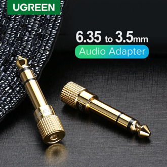 Ugreen Jack 3.5 Speaker Connector 6.35mm Male to 3.5mm Female Audio Connector 3.5 Jack Aux Cable for Speaker Guitar Jack 6.35