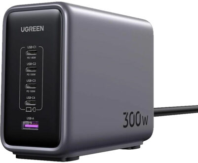 Ugreen Nexode 300 W GaN Snellader Oplader