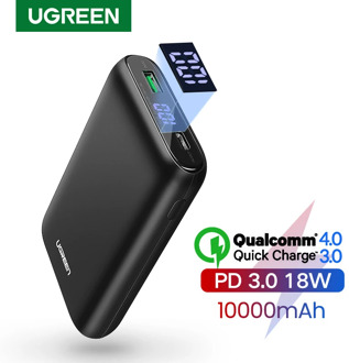 Ugreen Power Bank 10000mAh Portable External Battery Charger Quick Charge 4.0 3.0 Poverbank for Xiaomi Mi iPhone 11 PD Powerbank