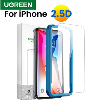 Ugreen Protective Glass On iPhone 7 For iPhone 12 Pro Max X XS Max XR 11 8 7 6 Plus 2.5D Glass on iPhone 7 6 Screen Protector