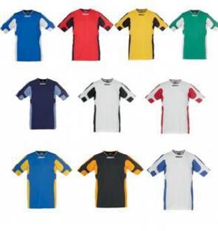 Uhlsport CUP tricot korte mouwen (M - XXL) Wit/zwart