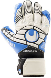 Uhlsport Keepershandschoenen Eliminator Absolute Grip HN Wit / zwart / blauwe energie - 9.5