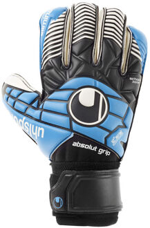 Uhlsport Keepershandschoenen Eliminator Absolutgrip RF Zwart / cyaan / wit - 10