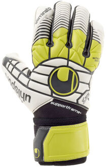Uhlsport Keepershandschoenen Eliminator HN Soft SF+ Zwart / lime groen / wit - 10.5