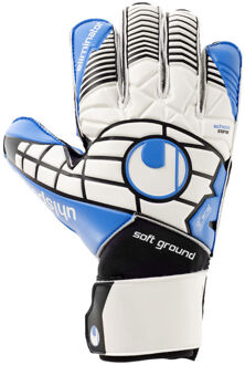 Uhlsport Keepershandschoenen Eliminator Soft Pro Wit / zwart / blauwe energie - 8