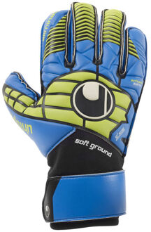 Uhlsport Keepershandschoenen Eliminator Soft RF Competition Zwart / blauw / groen - 9.5