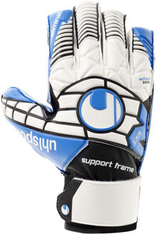 Uhlsport Keepershandschoenen Eliminator Soft SF Junior Wit / zwart / blauwe energie - 5