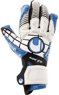 Uhlsport Keepershandschoenen Eliminator Supergrip HN Wit / zwart / blauwe energie - 6.5