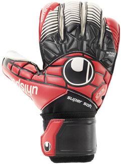 Uhlsport Keepershandschoenen Eliminator Supersoft RF Zwart / rood / wit - 10