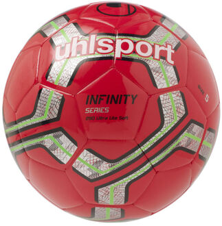 Uhlsport Voetbal jeugd INFINITY 290 ULTRA LITE SOFT Rood / Zilver / Zwart - 4