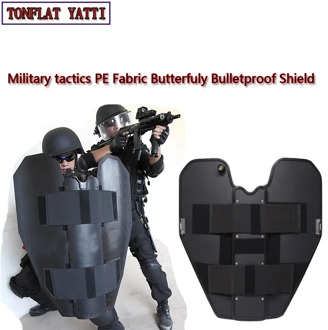 Uhmwpe Butterfly Ballistic Shield Swat Police Self-defense Nij Iiia Folding Protective Shield Military Tactical Safety Products