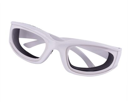 Ui Goggles Barbecue Knoflook Lente-uitjes Paprika Veiligheid Bril Protector Gezicht Schilden Koken Gereedschap Keuken Accessoires tool wit