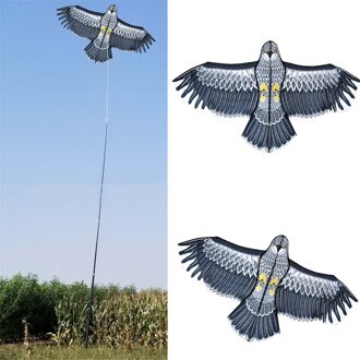 Uil Vogel Afstotende Kite Emulatie Vliegende Vogel Kite Licht Gewicht Vogel Vlieger Voor Tuin Vogelverschrikker Yard Home Vogel Repeller # w0
