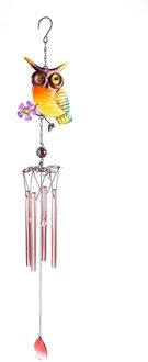 Uil Windgong Metalen Ornamenten Indoor Outdoor Tuin Decoratie Ambachten Voor Home Tuin Kamer Decoratie