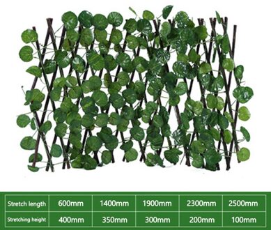 Uitbreidbaar Binnenplaats Hek Faux Lvy Privacy Hek Thuis Intrekbare Kunstmatige Tuinhek Tuinieren Decoratieve Gereedschap Balkon klein begonia bladeren