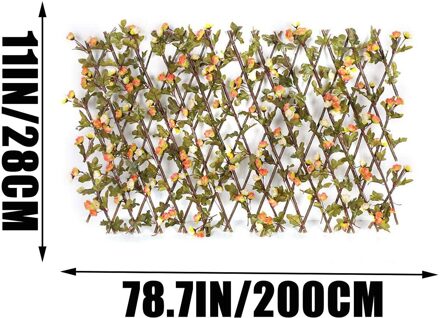 Uitbreiden Hek Intrekbare Hek Screen Met Plant Uitbreidbaar Hek Privacy Jardin Tuin Decoratie Outdoor Bordure De Jardin