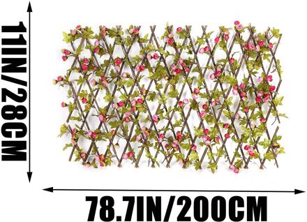 Uitbreiden Hek Intrekbare Hek Screen Met Plant Uitbreidbaar Hek Privacy Jardin Tuin Decoratie Outdoor Bordure De Jardin