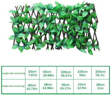 Uitbreiden Trellis Hek Intrekbare Hek Kunstmatige Tuin Plant Hek Uv Beschermd Privacy Screen Voor Tuin Hek Achtertuin