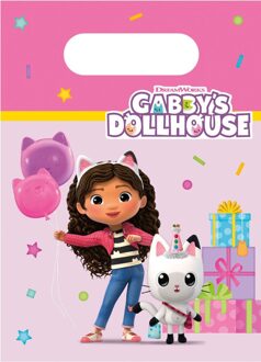 Uitdeelzakjes Gabby's Dollhouse (4st) Multikleur - Print