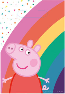 uitdeelzakjes Peppa Pig 8 stuks Multikleur