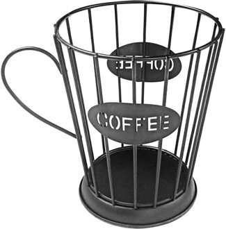 Uitgeholde Koffie Capsule Opslag Mand Bekerhouder Mok Vorm Koffie Pod Houders Organizer Voor Home Cafe Hotel Ornament