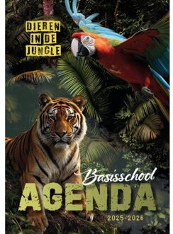 Uitgeverij De Ramshoorn Agenda Voor De Basisschool 'Dieren In De Jungle' 2025/26 - Mj Ruissen