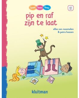 Uitgeverij Kluitman Lees lees lees pip en raf zijn te laat (AVI-M3)