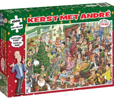 Uitgeverij Personalia Kerstpuzzel André Van Duin - André van Duin
