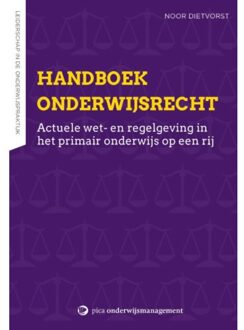 Uitgeverij Pica Handboek onderwijsrecht - Boek Noor Dietvorst (9491806718)