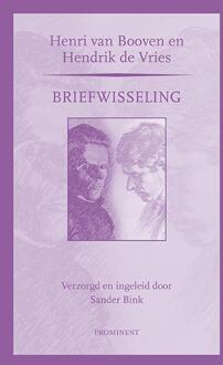 Uitgeverij Prominent Briefwisseling Henri van Booven en Hendrik de Vries - Boek Henri van Booven (9079272345)