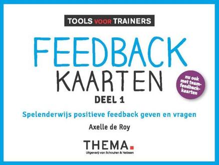 Uitgeverij Thema Feedbackkaarten / 1 - Tools Voor Trainers - (ISBN:9789462721258)