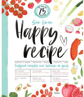 Uitgeverij Thema Happy recipe - (ISBN:9789462722484)