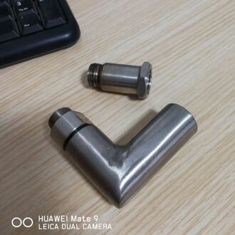 Uitlaat O2 Zuurstof Sensor Schuine Extender Spacer 90 Graden 02 Bung Extension M18 X 1.5