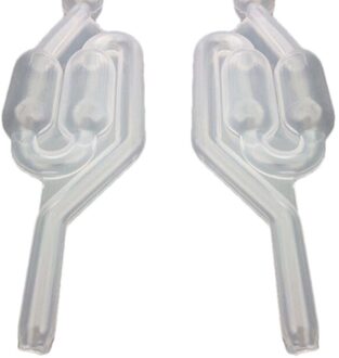 Uitlaat One-Way Home Brew Wijn Gisting Luchtsluis Air Lock Terugslagklep Water Verzegelde Kleppen Plastic Air lock