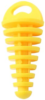 Uitlaatdemper Plug Motocross Uitlaat Demper Motorfiets Wassen Plug Kleine Voor Outdoor Onderdelen Persoonlijke Auto Accessoires geel