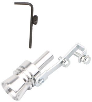 Uitlaatpijp Installeren Tool Aluminium Professionele Uitlaat Auto Accessoires Roar Maker Oversized Universele Geluid Praktische grijs XL