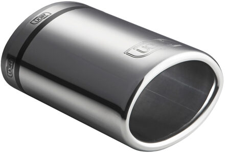 Uitlaatsierstuk - Ovaal 120x80mm - Lengte 120mm - Montage 50-70mm - RVS