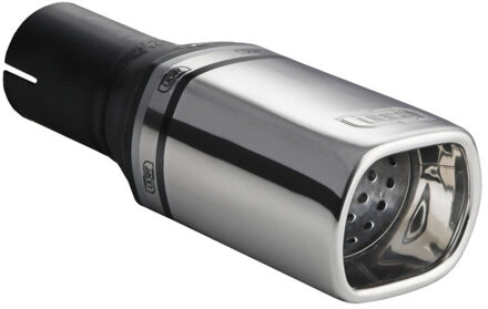 Uitlaatsierstuk Rechthoek 50 Mm 20 Cm Rvs  Zilver