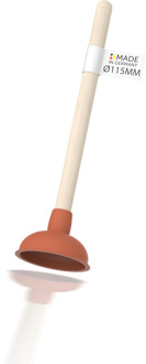 Uitloopreiniger met houten handvat, Ø 115 mm - 99908100