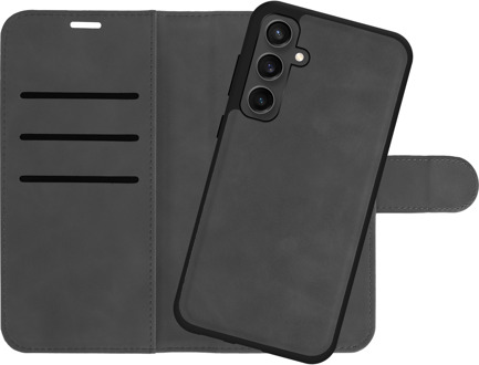 Uitneembaar Wallet Hoesje voor Samsung Galaxy A55 - Magnetisch 2-in-1 Hoesje met Pasvakjes - Zwart
