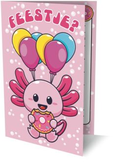 Uitnodigingen Axolotl 1 Pk 950 / Set Van 6 - Interstat