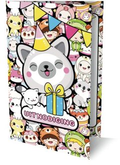 Uitnodigingen Kawaii 1 Pk 952 / Set Van 6 - Interstat