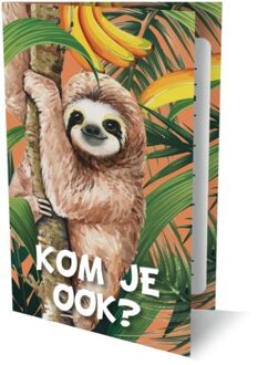 Uitnodigingen Luiaard Pk937- Set Van 6 - Interstat