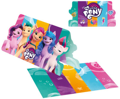 Uitnodigingen Met Enveloppe My Little Pony (8st) Multikleur - Print