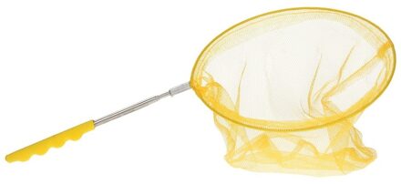 Uitschuifbaar visnet/vlindernet - 36 tot 66 cm - Geel - Visnetje/schepnetje