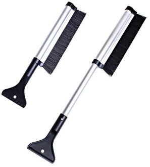 Uitschuifbare Auto Ijskrabber Auto Ice Breaker Sneeuw Schop Auto Voorruit Vensterglas Sneeuwruimen Borstel Schrapen Gereedschappen